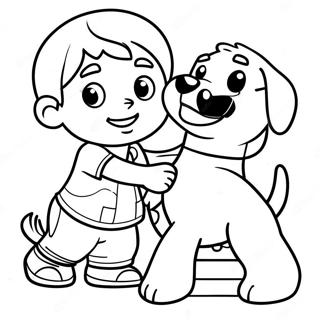 Halaman Mewarnai Ryder Membantu Anak Anjing 114635 50413