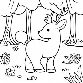 Halaman Mewarnai Petualangan Hutan Ajaib 114840 50566