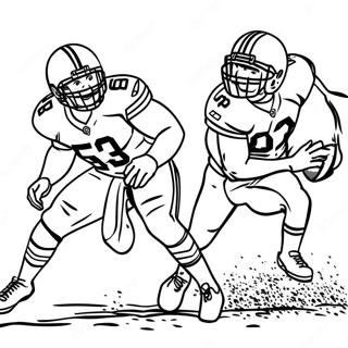 Halaman Mewarnai Pemain Cleveland Browns Dalam Aksi 114996-50690