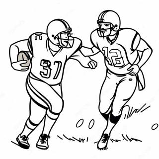 Halaman Mewarnai Pemain Cleveland Browns Dalam Aksi 114996-50691