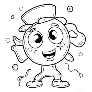 Halaman Mewarnai April Mop Yang Ceria 115358 50973