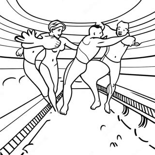 Halaman Mewarnai Kompetisi Renang Olimpiade 115409-51011