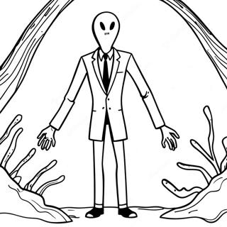 Halaman Mewarnai Slenderman 115766-51279