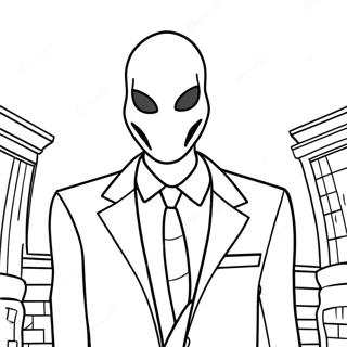 Halaman Mewarnai Slenderman 115766-51280