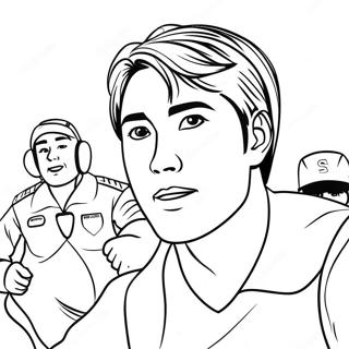 Halaman Mewarnai Daichi Sawamura Memimpin Tim 116105-51553