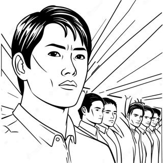 Halaman Mewarnai Daichi Sawamura Memimpin Tim 116105-51555