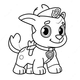 Halaman Mewarnai Paw Patrol Rocky 116387-51760