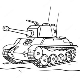Halaman Mewarnai Tank Perang Dunia Ii Rincian Pertempuran 116416-51955