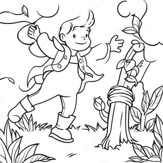 Halaman Mewarnai Jack Dan Pohon Kacang 116591-52084