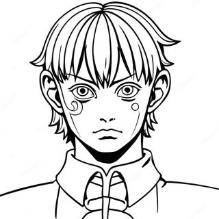 Halaman Mewarnai Kurapika Dengan Mata Merah 116671-52153