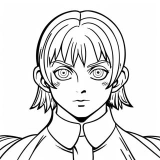 Halaman Mewarnai Kurapika Dengan Mata Merah 116671-52154