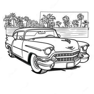 Halaman Mewarnai Coupe Cadillac Sporty 116724-52199