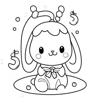 Halaman Mewarnai Cinnamoroll Natal 116823-52262