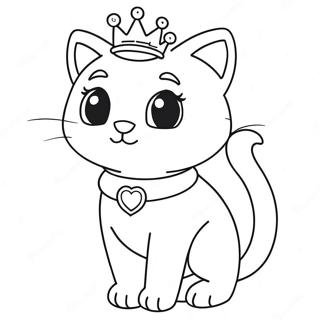 Halaman Mewarnai Putri Kucing Yang Petualang 117034-52437