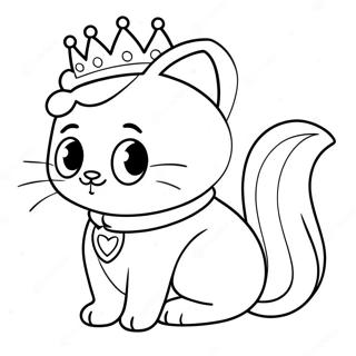 Halaman Mewarnai Putri Kucing Yang Petualang 117034-52438