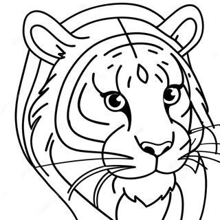 Halaman Mewarnai Harimau Anggun 117391 52702