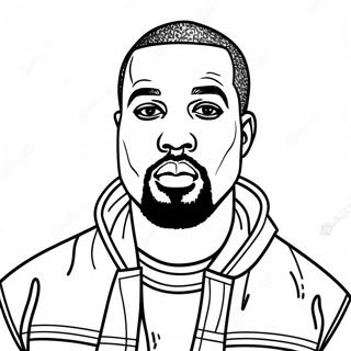 Halaman Mewarnai Kanye West 117622-52871