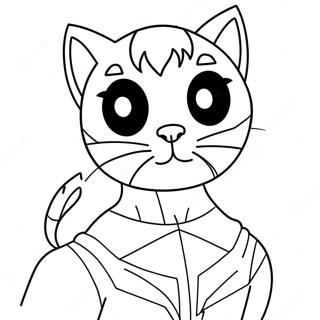 Halaman Mewarnai Cat Noir Yang Petualang 117649 52896