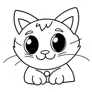 Halaman Mewarnai Cat Noir Yang Ceria 117652 52905