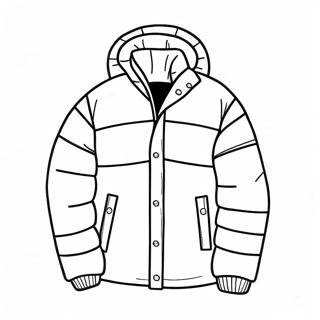 Halaman Mewarnai Jaket Puffer Hangat 118349 53448