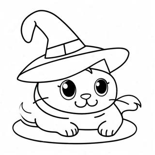 Halaman Mewarnai Kucing Berhati Penyihir 118654-53793