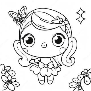 Halaman Mewarnai Doodle Peri Kawaii Yang Fantastis 118886-53977