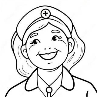 Halaman Mewarnai Perawat Bahagia Dengan Senyuman Besar 118963 54034
