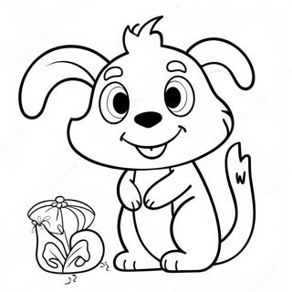 Halaman Mewarnai Alfabet Hewan Yang Ramah 118990 54058