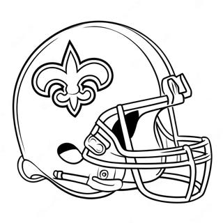 Halaman Mewarnai New Orleans Saints 119011-54064