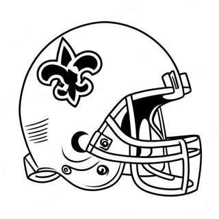 Halaman Mewarnai Logo New Orleans Saints 119012-54067