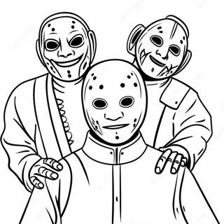 Gambar Mewarnai Penampil Bertopeng Slipknot 119244-54252