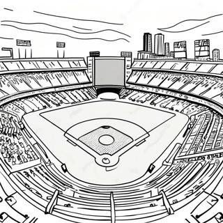 Halaman Mewarnai Adegan Stadion Padres 119708-54617