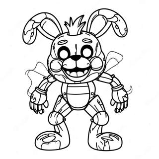 Gambar Mewarnai Springtrap Fnaf Yang Menyeramkan 119835-54709