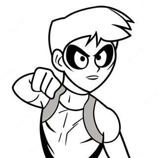 Danny Phantom Halaman Mewarnai