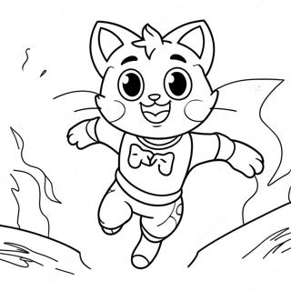 Gambar Mewarnai Catboy Berlari Cepat 11995 2207