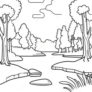 Halaman Mewarnai Pemandangan Alam Alabama Yang Indah 120069-54892