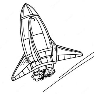 Halaman Mewarnai Pesawat Luar Angkasa Detail Di Orbit 120223 55014