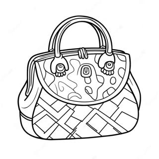 Halaman Mewarnai Dompet Dengan Motif Hewan Lucu 120452 55194