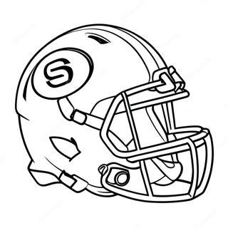 Halaman Mewarnai Helm Nfl Klasik 120531 55261