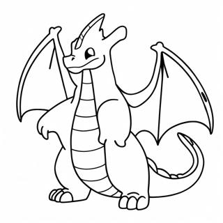 Halaman Mewarnai Charizard Dengan Pelatih 12084 2634