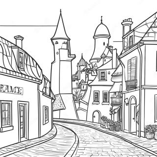 Halaman Mewarnai Prancis 120963-55776