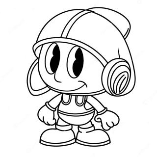 Halaman Mewarnai Marvin Si Martian 121295-56015