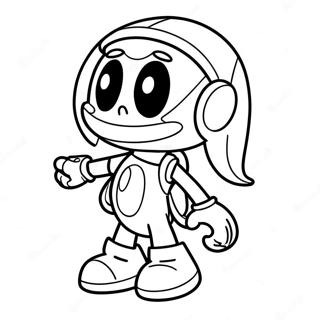 Halaman Mewarnai Marvin Si Martian Yang Imut 121298-56027
