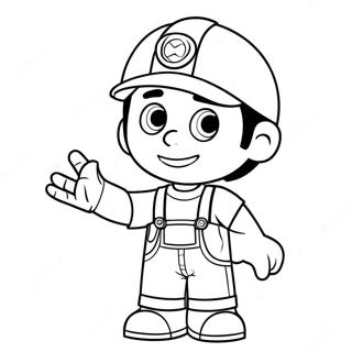 Halaman Mewarnai Handy Manny 121425-56114