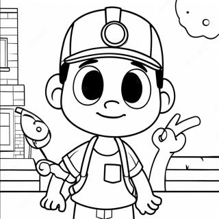 Halaman Mewarnai Handy Manny 121425-56115