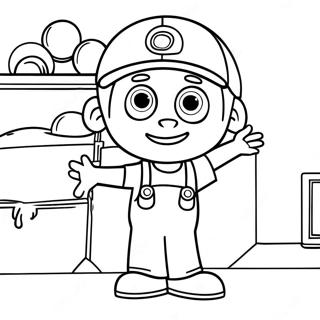 Halaman Mewarnai Handy Manny 121425-56116