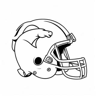 Halaman Mewarnai Logo Denver Broncos 121657-56300