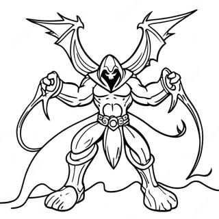 Halaman Mewarnai Spawn Gelap 121864-56471