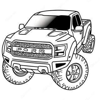 Ford Raptor Halaman Mewarnai