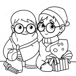 Halaman Mewarnai Liburan Harry Potter Dan Teman Teman 122144-56682